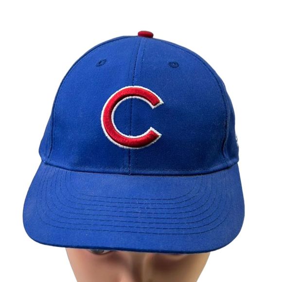 OC Sports Chicago Cubs Youth Blue Strapback Hat Officially Licensed - Picture 1 of 5